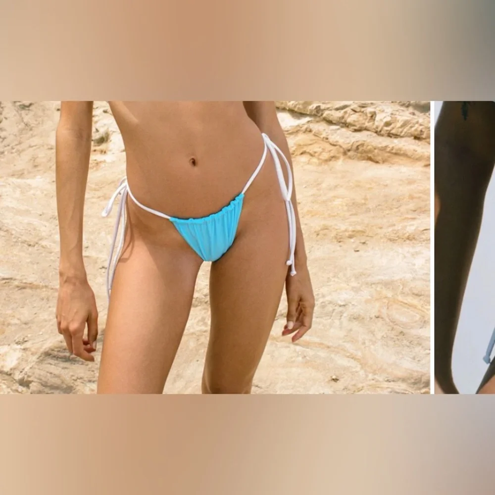 Frankies bikinis Tia Shine String Bikini Bottom